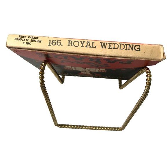 Royal Wedding News / QUEEN ELIZABETH PHILIP 8 MM Reel to Reel vintage - Picture 4 of 4